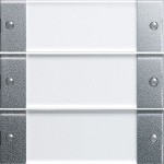 GIRA 213326 Wippenset 3f BSF System 55 Klar/F Alu 