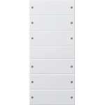 GIRA 218603 Wippenset 6f (3+3) System 55 Reinweiß(lack.) 