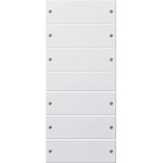 GIRA 218627 Wippenset 6f (3+3) System 55 Reinweiß m(lack.) 