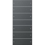 GIRA 218628 Wippenset 6f (3+3) System 55 Anthrazit(lack.) 