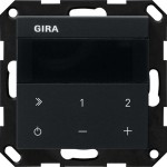 GIRA 2320005 UP-Radio IP System 55 Schwarz m 