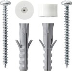 Gira 234200 Set Distanzhülsen und Schrauben 