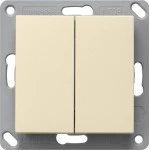 GIRA 242201 EnOcean Funk Wandsender 2f System 55 Cremeweiß 