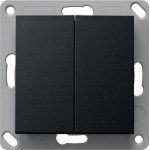 GIRA 2462005 BT Wandsender 2f System 55 Schwarz m 