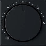 GIRA 2702005 Abd. RTR Kontroll System 55 Schwarz m 