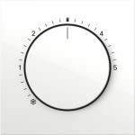 GIRA 2702112 Abd. RTR Kontroll Flächenschalter 