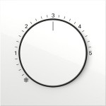 GIRA 2706112 Abd. RTR Flächenschalter Reinweiß 