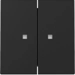 GIRA 3631005 Wippe 2f Kontrollf. System 55 Schwarz m 