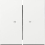 GIRA 363103 Wippe 2f Kontrollf. System 55 Reinweiß 