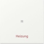 GIRA 367827 Wippe Kontrollf. + Heizung Ein/Aus System 55 Reinweiß m 