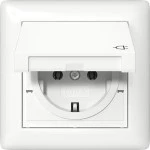 GIRA 415703 SCHUKO-Steckd. KD + Set IP44 + Rahmen 1f Gira Standard 55 Reinweiß 