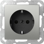 Gira 4180600 SCHUKO-Steckdose 16 A 250 V~ mit Edelstahl-Schraubklemmen und korrosionsbeständigem Stahltragring 