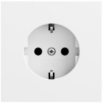 Gira 418072 Schuko-Steckdose 16 A 250 V~ mit Schraubklemmen, seidenmatt lackiert 