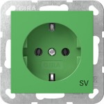 GIRA 4188107 SCHUKO-Steckd. SV System 55 Grün 