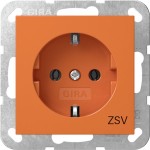 GIRA 4188109 SCHUKO-Steckd. ZSV System 55 Orange 