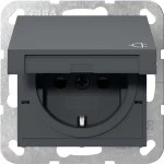 GIRA 441428 SCHUKO-Steckd. KD + SP System 55 Anthrazit 