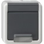 GIRA 441430 SCHUKO-Steckd. KD + SP WG AP Grau 