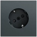Gira 441873 SCHUKO-Steckdose 16 A 250 V~ mit um 30° gedrehtem Einsatz und erhöhtem Berührungsschutz, lackiert 