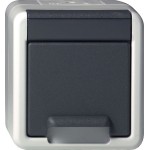 GIRA 444030 SCHUKO-Steckd. KD WG AP Grau 