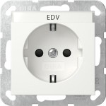 GIRA 446203 SCHUKO-Steckd. BSF + SP System 55 Reinweiß 