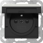 Gira 4488600 Steckdose mit Erdungsstift 16 A 250 V~, Klappdeckel und erhöhtem Berührungsschutz (Safety Plus) aus 