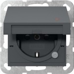 GIRA 455228 SCHUKO-Steckd. KD Kontroll + SP System 55 Anthrazit 