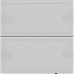 GIRA 5002028 Tastsens.4.95 Komfort 2f OneKNX Anthrazit 