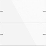 GIRA 5022903 Wippenset 2f Tastsens.4.95 Alum.Reinweiß(lack.) 