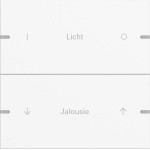 GIRA 5032927 Wippenset 2f indiv. Tastsens.4.95 Alum.Reinweiß m(lack.) 