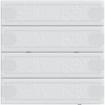 GIRA 5054003 Tastsens.4.95 24 V 4f Weiß 