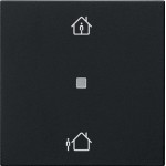 Gira 5106005 RF Multi Bedienaufsatz 1fach Heizmodus für KNX zur Steuerung von System 3000 Einsätzen und entfernten KNX 