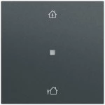 Gira 510673 Multi-Bedienaufsatz 1-fach Heizmodus für KNX mit integriertem Temperatursensor und parametrierbarer Tasten 