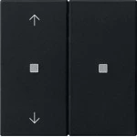 Gira 5108005 RF Multi Bedienaufsatz 2fach mit Pfeilsymbolen für KNX zur Steuerung von System 3000 Einsätzen 