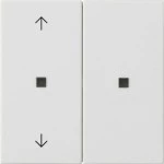 Gira 510827 RF Multi Bedienaufsatz 2-fach mit Pfeilsymbolen für KNX zur Steuerung von System 3000 Einsätzen 