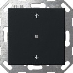GIRA 5172005 Taster Wippe 1f Pfeile OneKNX System 55 Schwarz m 