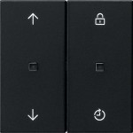 GIRA 5363005 S3000 Bedienaufs. Memory Pfeile System 55 Schwarz m 