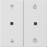 GIRA 536327 S3000 Bedienaufs. Memory Pfeile System 55 Reinweiß m 