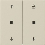 GIRA 536701 S3000 Jal.-/Schaltuhr BT Pfeile System 55 Cremeweiß 