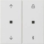 GIRA 536727 S3000 Jal.-/Schaltuhr BT Pfeile System 55 Reinweiß m 