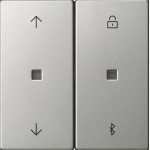 GIRA 5367600 S3000 Jal.-/Schaltuhr BT Pfeile System 55 Edelstahl 