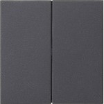 GIRA 537028 Wippe 2f unbedruckt System 55 Anthrazit 