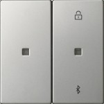 Gira 5381600 Gira Jalousie- und Schaltuhr BT aus Edelstahl für System 3000 mit Bluetooth-Steuerung 
