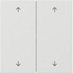 GIRA 5387112 Wippe 2f Pfeile Flächenschalter Reinweiß 