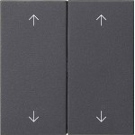 GIRA 538728 Wippe 2f Pfeile System 55 Anthrazit 