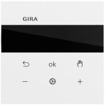 Gira 539472 Raumtemperaturregler mit Bluetooth-Steuerung über Gira System 3000 App 