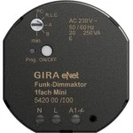 GIRA 542000 Funk Dimmaktor 1f Mini 20 - 250 VA Gira eNet 