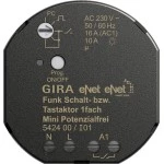 GIRA 542400 Funk Schalt-/Tastaktor 1f Mini pot.frei Gira eNet 