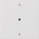 GIRA 5494112 Gira eNet Funk Bedienaufs. Pfeile Flächenschalter Reinweiß 