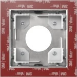 Gira 552100 Gira Einbaudose flächenbündig 1fach für System 106 mit senkrechter und waagerechter Montage zur optimalen 