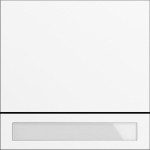 GIRA 5531902 Ruftastenmodul 1f System 106 Verkehrsweiß(lack.) 